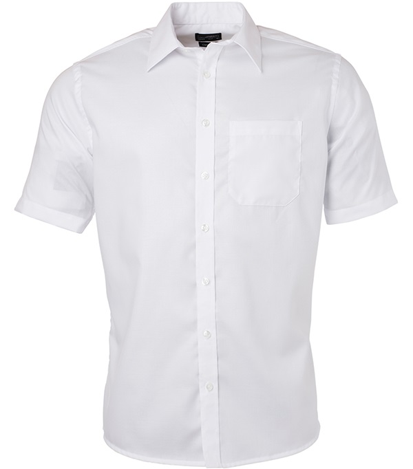 James & Nicholson JN684 Men Micro-Twill shirt short sleeve in 4 colours