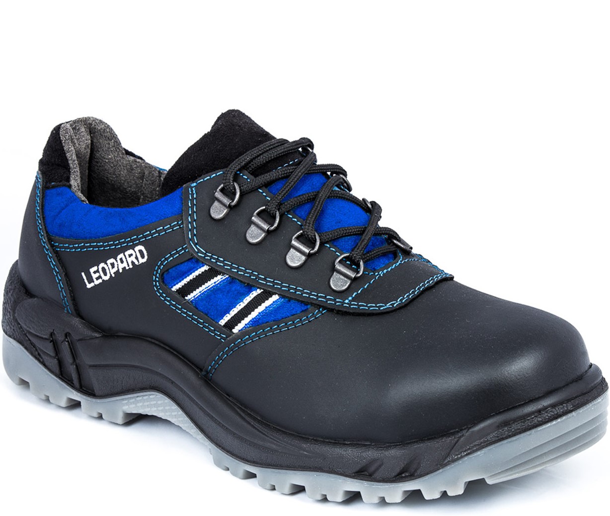 Leopard 484 Halbschuhe S2 schwarz/blau