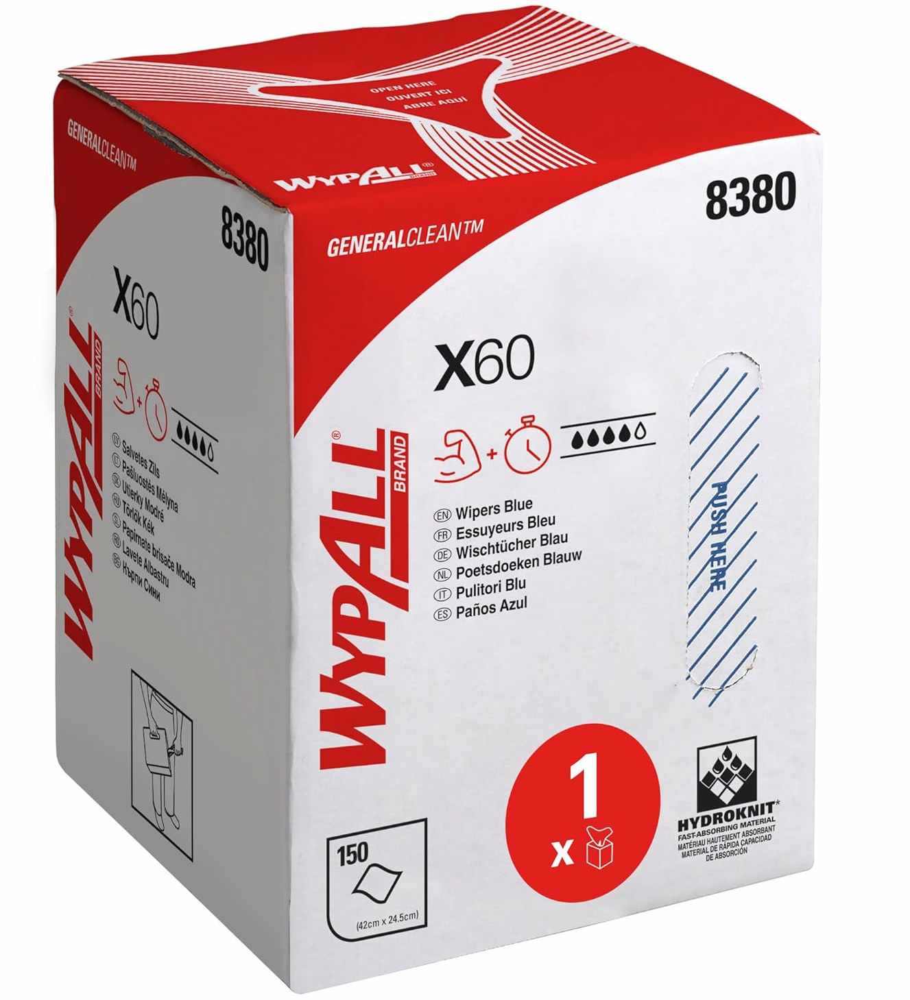 Kimberly Clark cleaning cloth WYPALL X60-8380