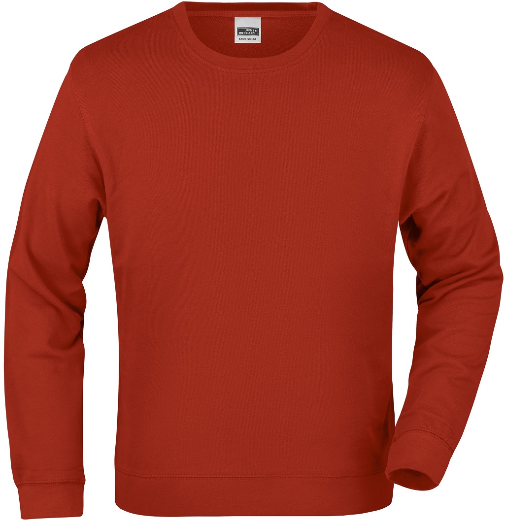James & Nicholson JN057 Sweatshirt French Terry in 11 Farben