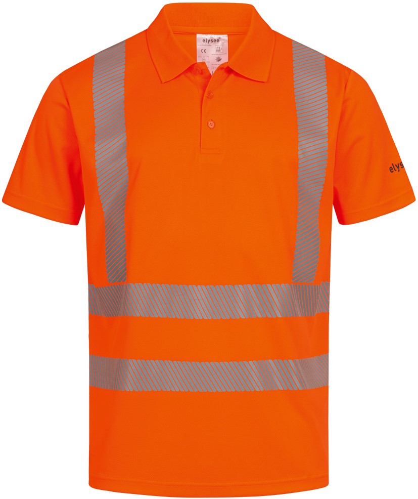 23494_bild_01_elysee_uv_warnschutz_poloshirt elysee 23494 HAVELTE UV and warning protection polo shirt orange