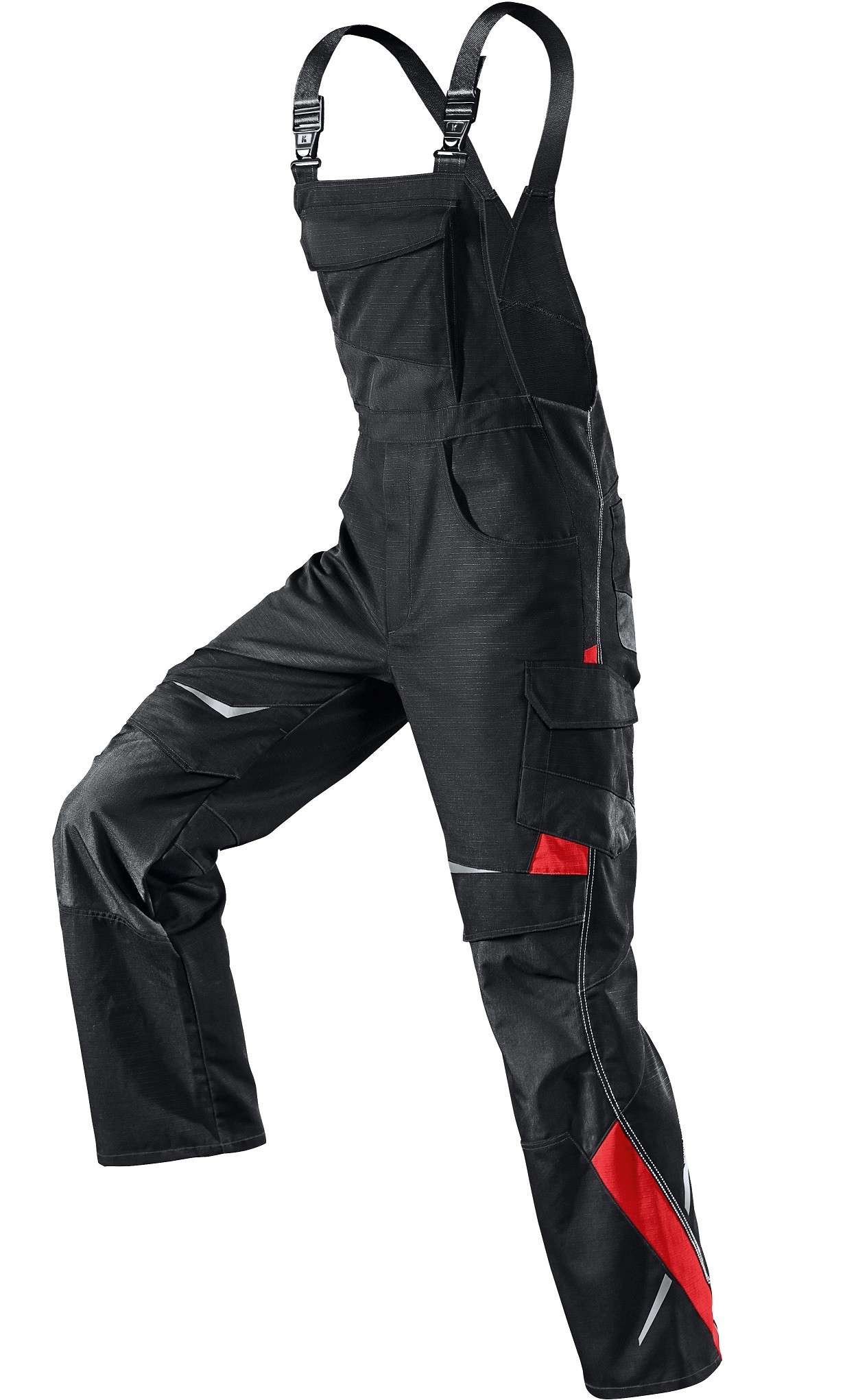 3324_5353-9955_5 *SALE* Kübler PULSSCHLAG Latzhose 3324 5353 schwarz-rot