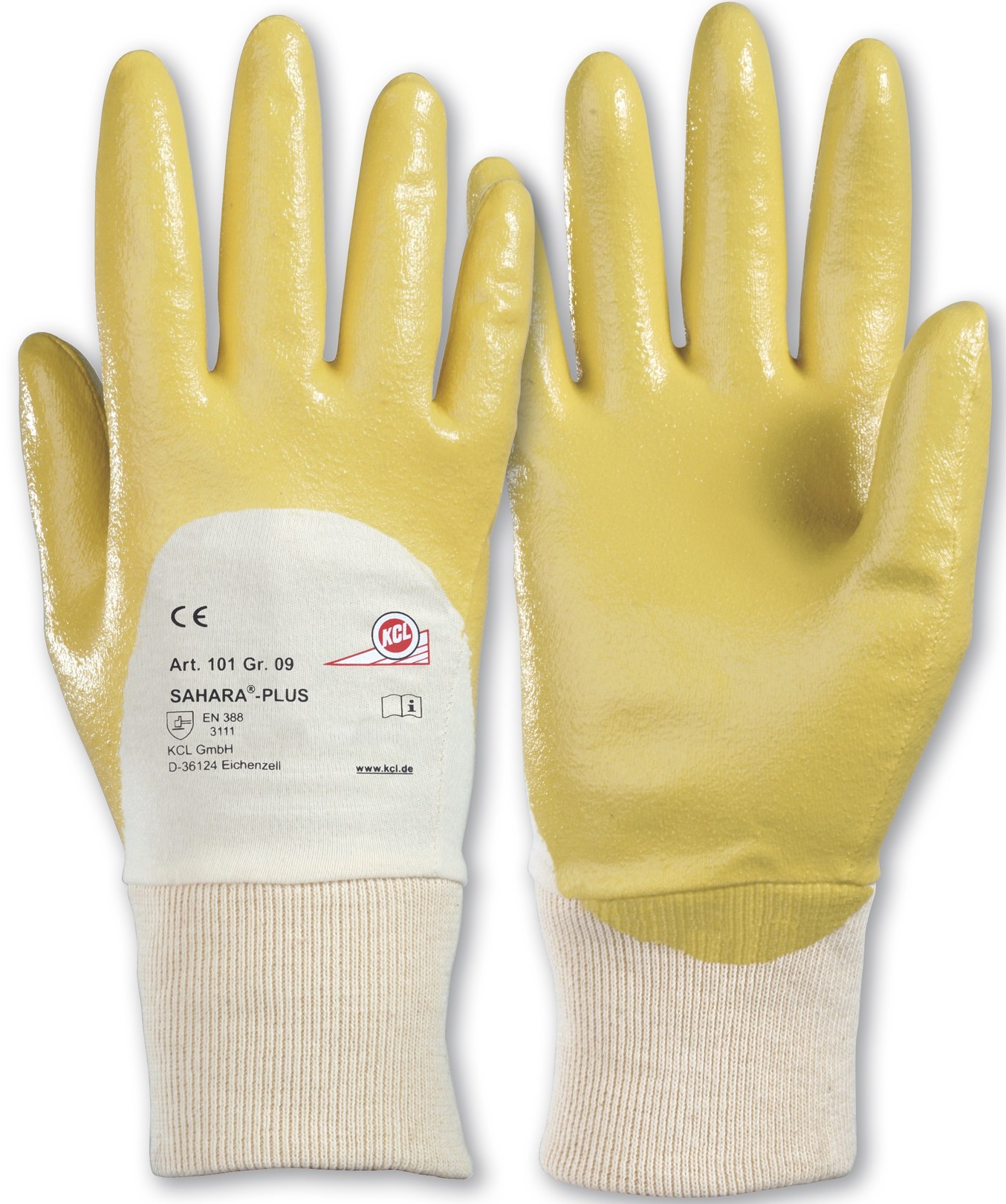 KCL 101 Sahara plus Nitril Schutzhandschuhe teilbeschichtet