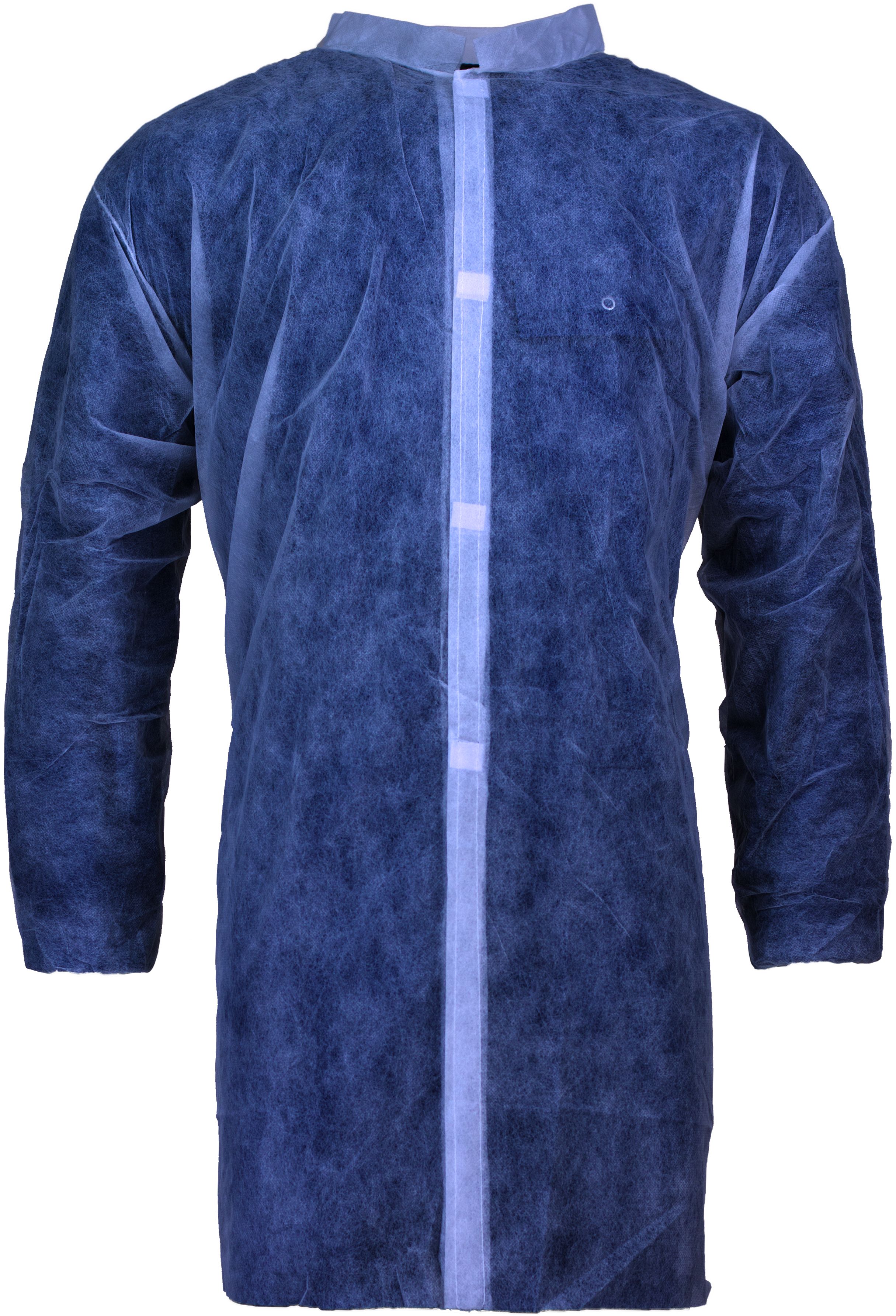 Asatex PKIO-KV30B Einweg-Besucherkittel mit Klettverschluß