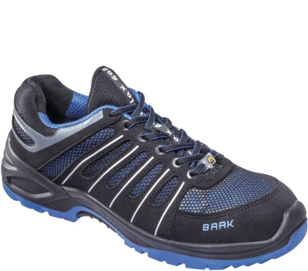 Baak 7008-N Herby Halbschuhe S1 SRC ESD Weite 11 schwarz-blau