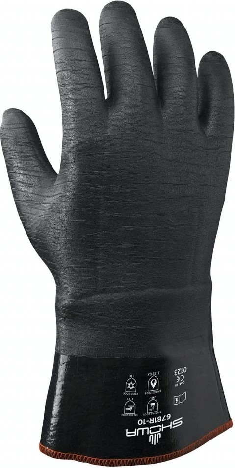 SHOWA 6781R Neopren-Chemikalienschutzhandschuhe