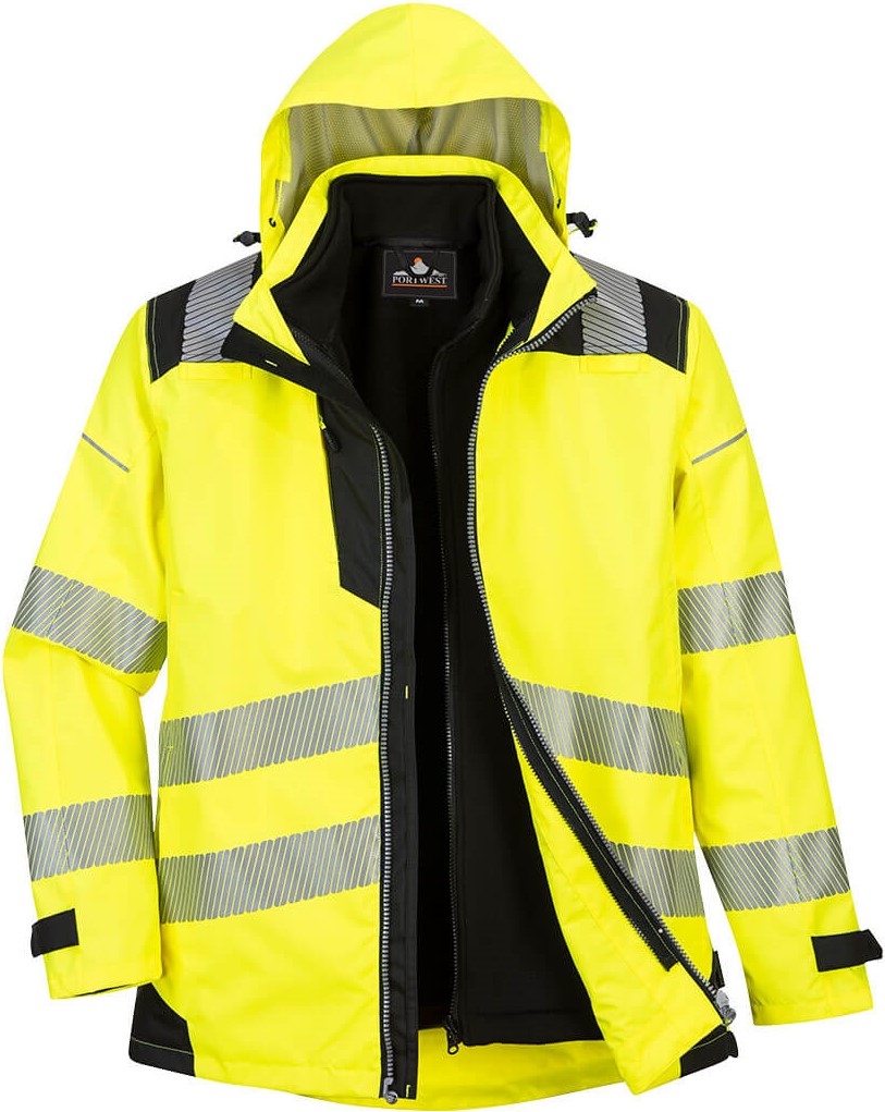 PW365YBR Portwest PW365 PW3 Warnschutz 3-in-1 Jacke