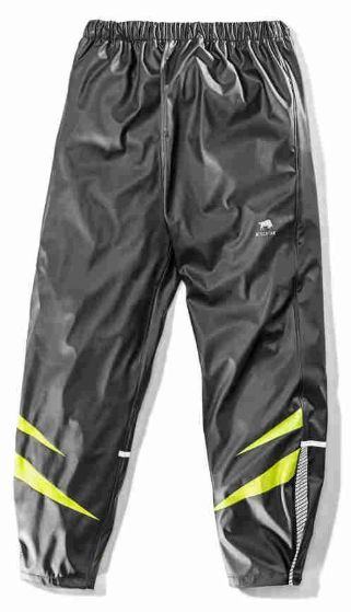 6031 Bullstar Ultra rain trousers black-lime