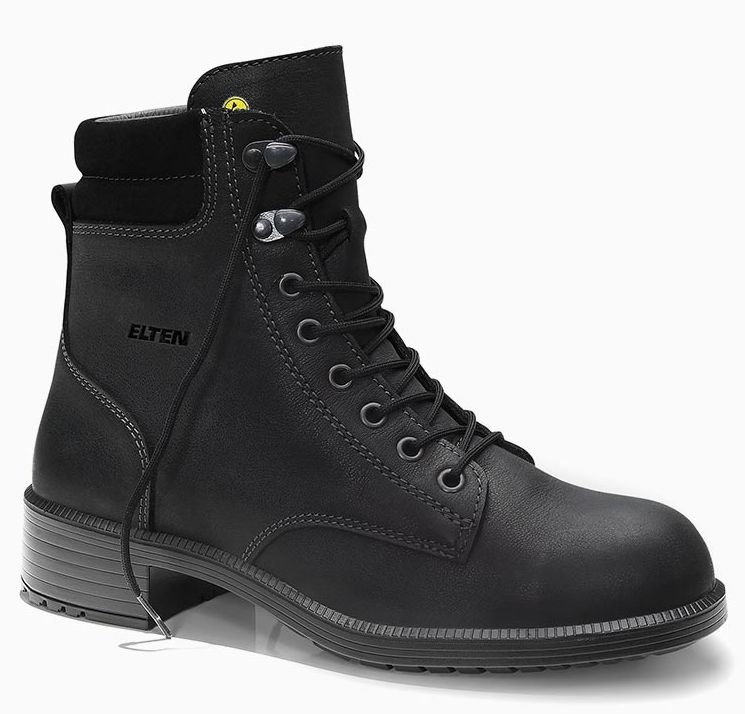 Elten Nikola black Mid 74310 Damen-Schnürstiefel ESD S2