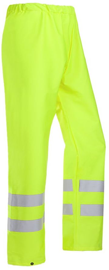 Sioen Gemini (HV) 6580A2F01 Warning rain trousers with reflective stripes bright yellow
