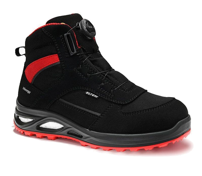 Elten HANNAH XXTL BOA 746561 safety shoes black-red Mid ESD S3