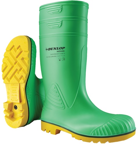 20001273 Dunlop Acifort Hazguard Full Safety Stiefel A442AB1 S5 AN SRA grün
