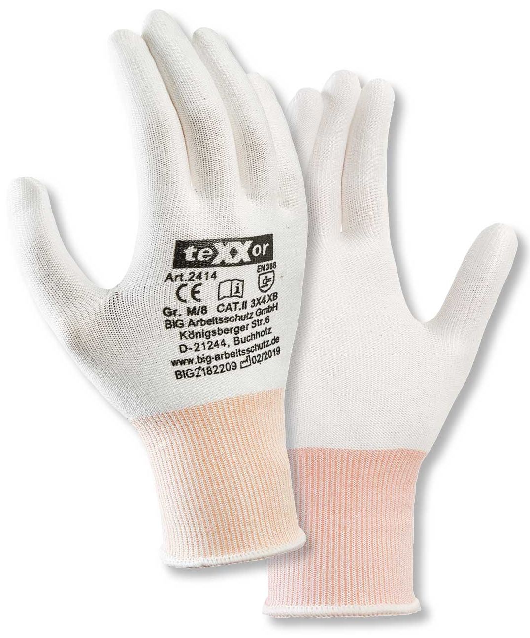 texxor 2414 Cut-resistant gloves without coating