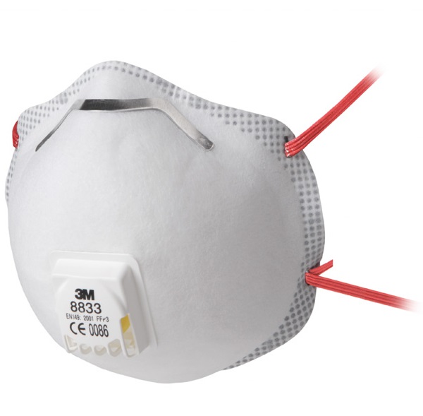 3M Feinstaubmaske 8833 FFP3 R D mit Ausatemventil
