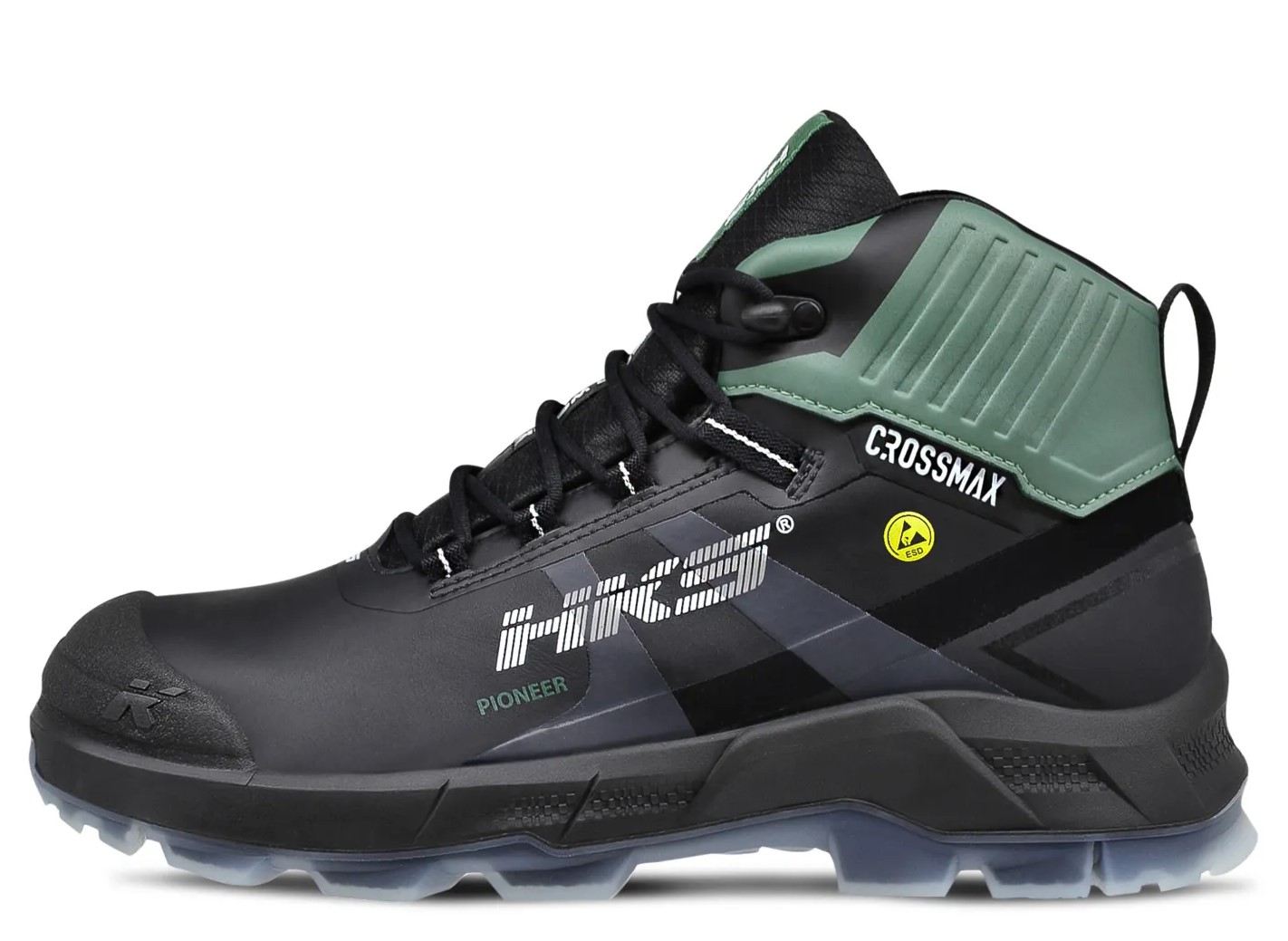 1qFulu5l4HfKH2 HKS 834092 Crossmax Pioneer Green S3S-Halbstiefel