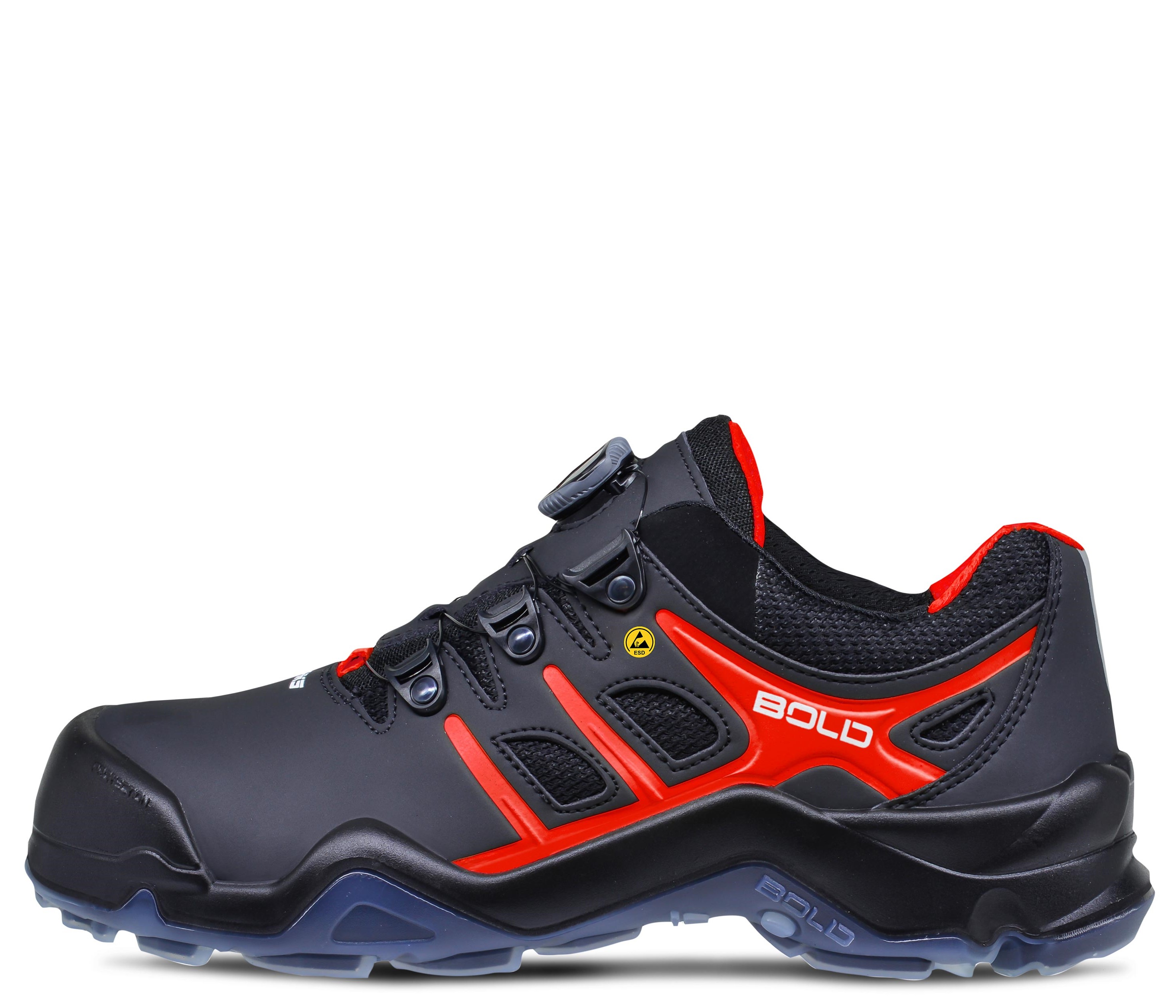Targa-2-VTP-v1 HKS Targa 4 BVTP Safety shoes S3 SRC ESD black/red