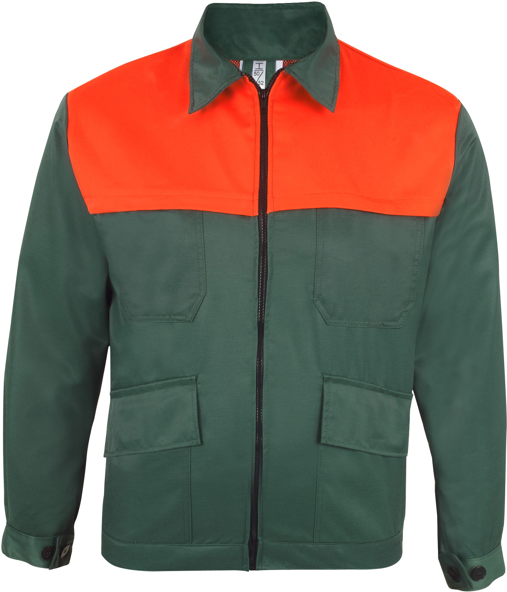 fj Prevent FJ Waldarbeiter-Jacke grün-orange