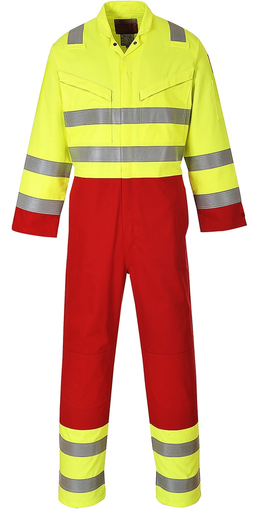 FR90YER Portwest FR90 Bizflame Service Overall