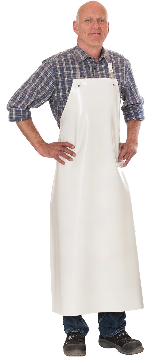 Guttasyn-Sch-rze-Fett-weiss-lang Guttasyn PVC Fettschürze weiß F 5/12 Maße 90x120 cm Stärke 0,5 mm