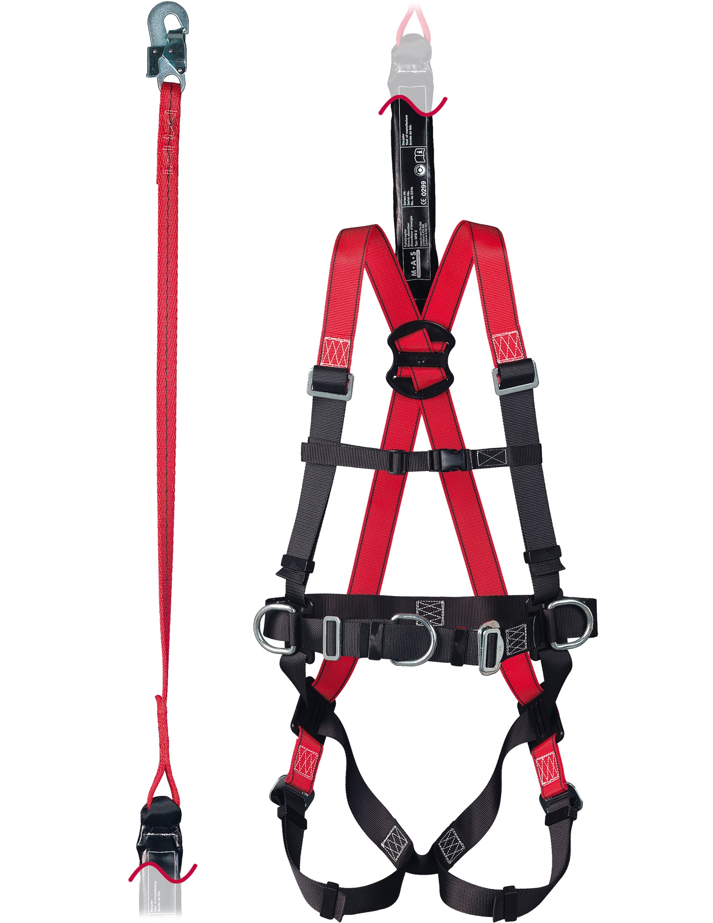 M.A.S Auffanggurt MAS 80 Var. BFD - 1080014-1080024 1,5 m bis 100 kg