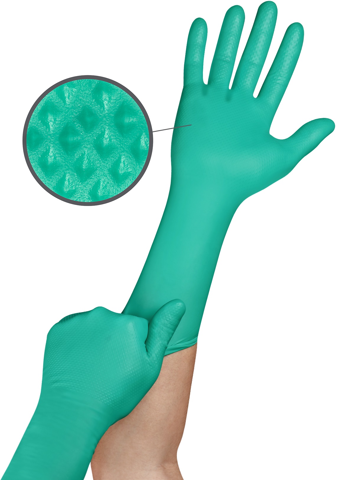 Ansell Microflex 93-287 disposable nitrile protective gloves