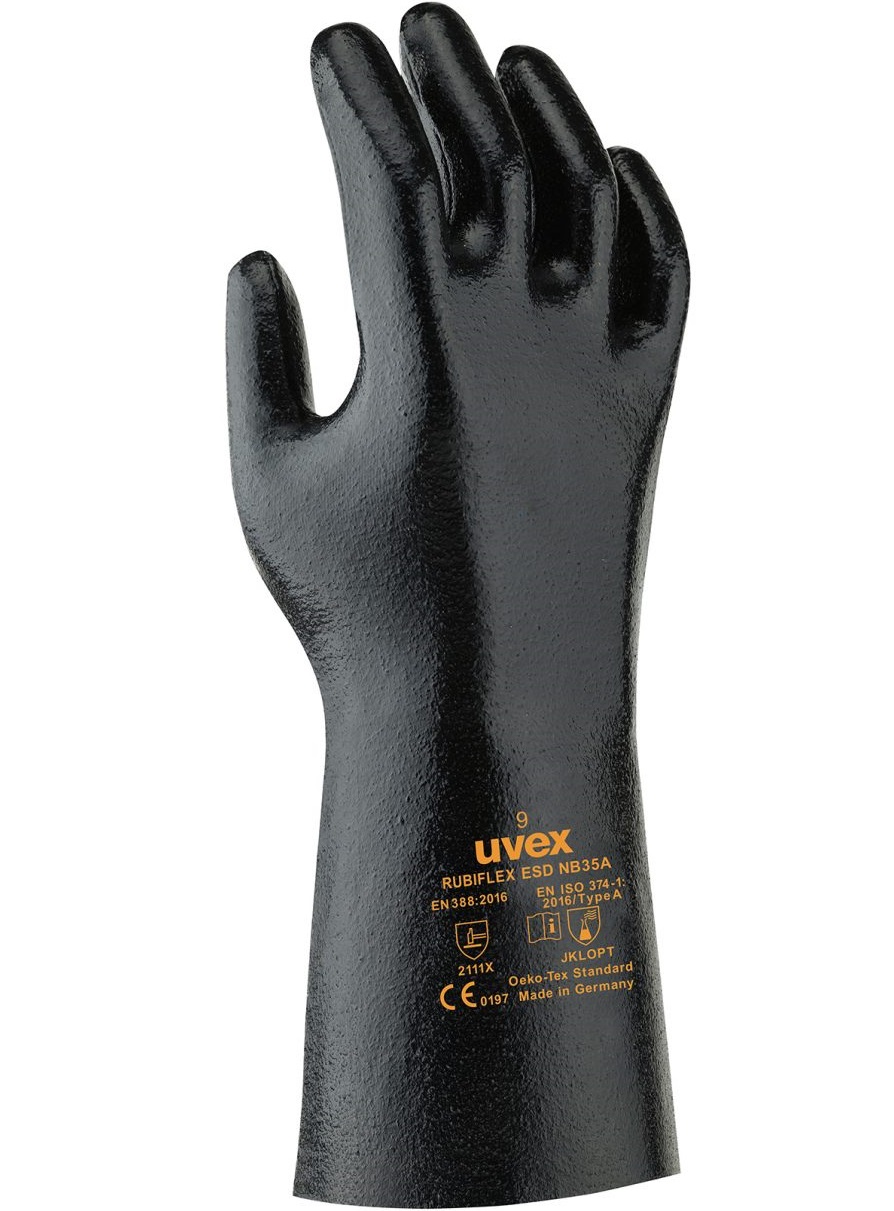 uvex rubiflex ESD NB 35 A Chemical gloves 60954