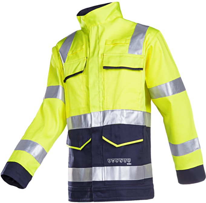Sioen Millau 010VA2PFA High visibility jacket with arc fault protection