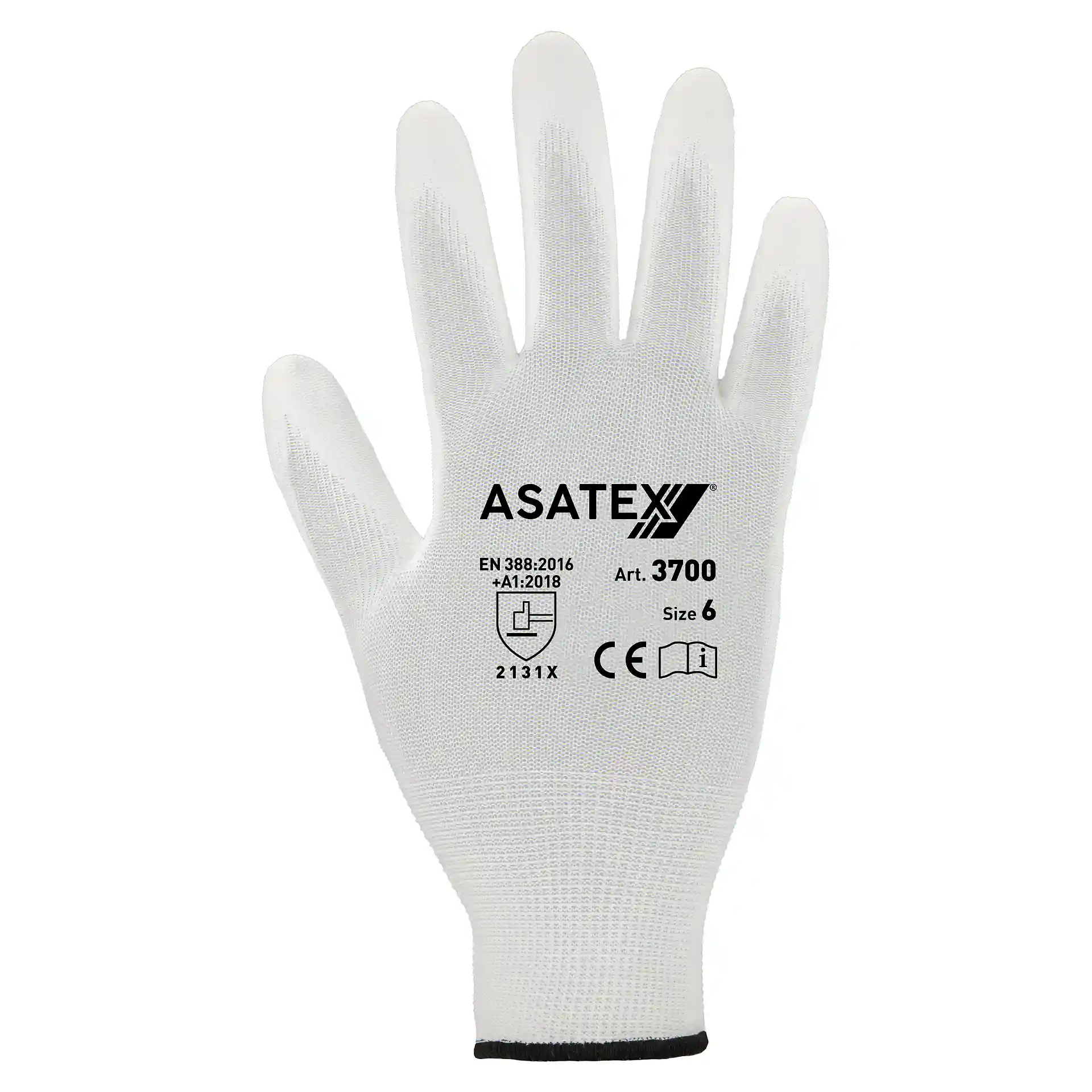 Asatex 3700-70 PU-Feinstrickhandschuhe teilbeschichtet