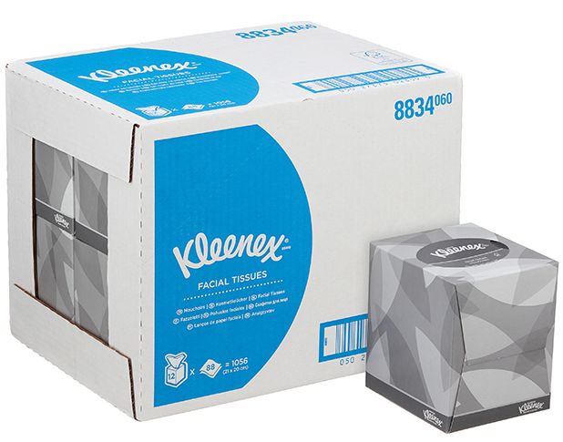 Kimberly Clark Kleenex 8834 Kosmetiktücher Würfel-Box
