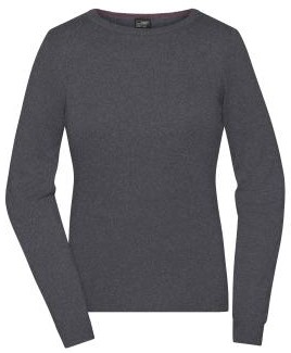 1MfwvcaZRYrfQx James & Nicholson JN1313 Rundhals-Pullover Damen in 6 Farben