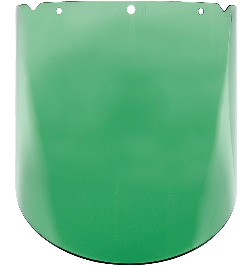 V-Gard_Visor_PC_molded_green_10115845 MSA Auer 10115845 Spritzgussvisier PC 2,5 mm, grün, 235 mm