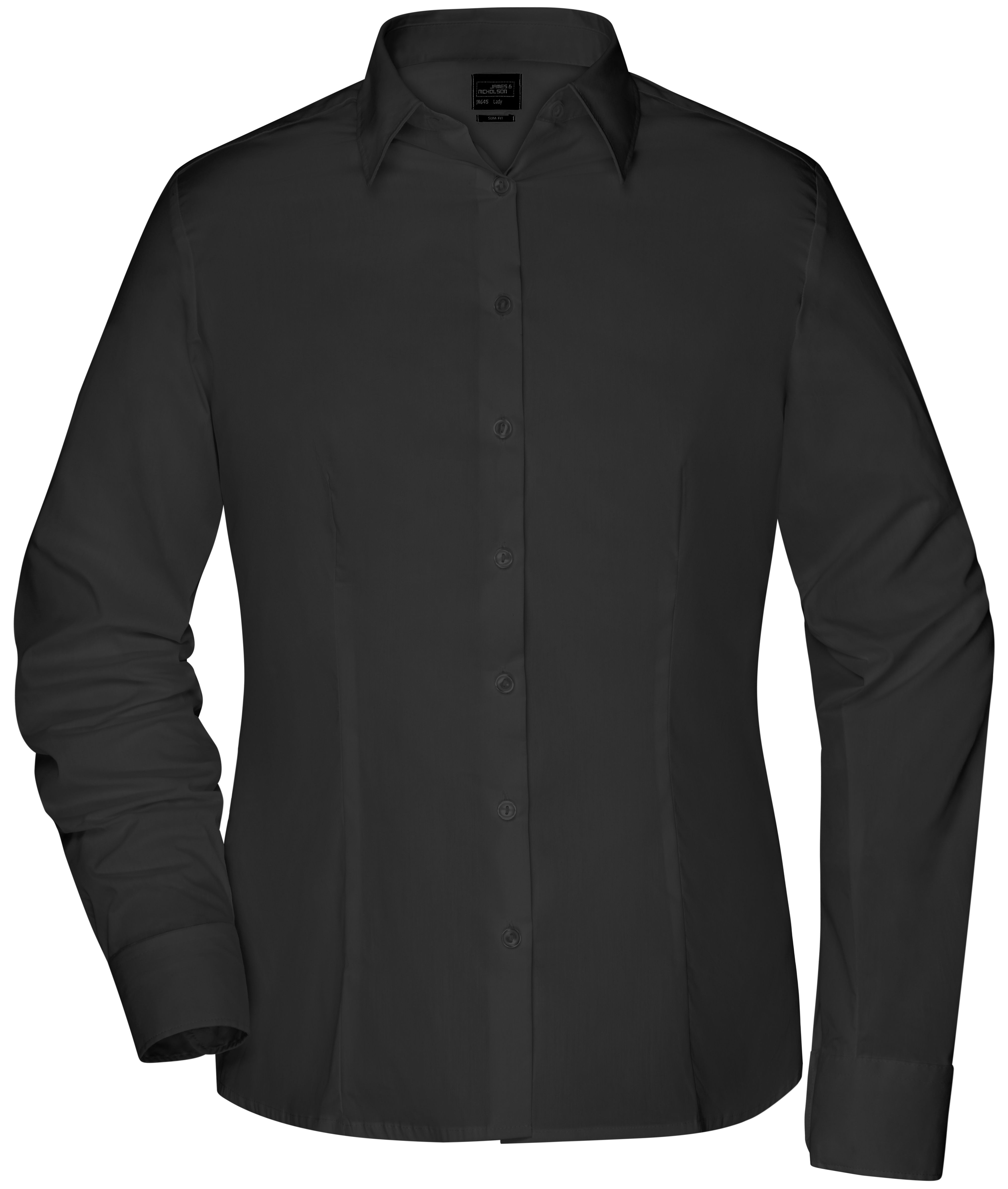 James &amp; Nicholson JN645 Ladies blouse long sleeve slim fit in 3 colors