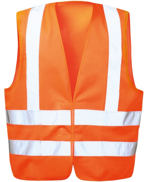 wicaTex 22682 Karl Warnschutz-Weste leuchtorange