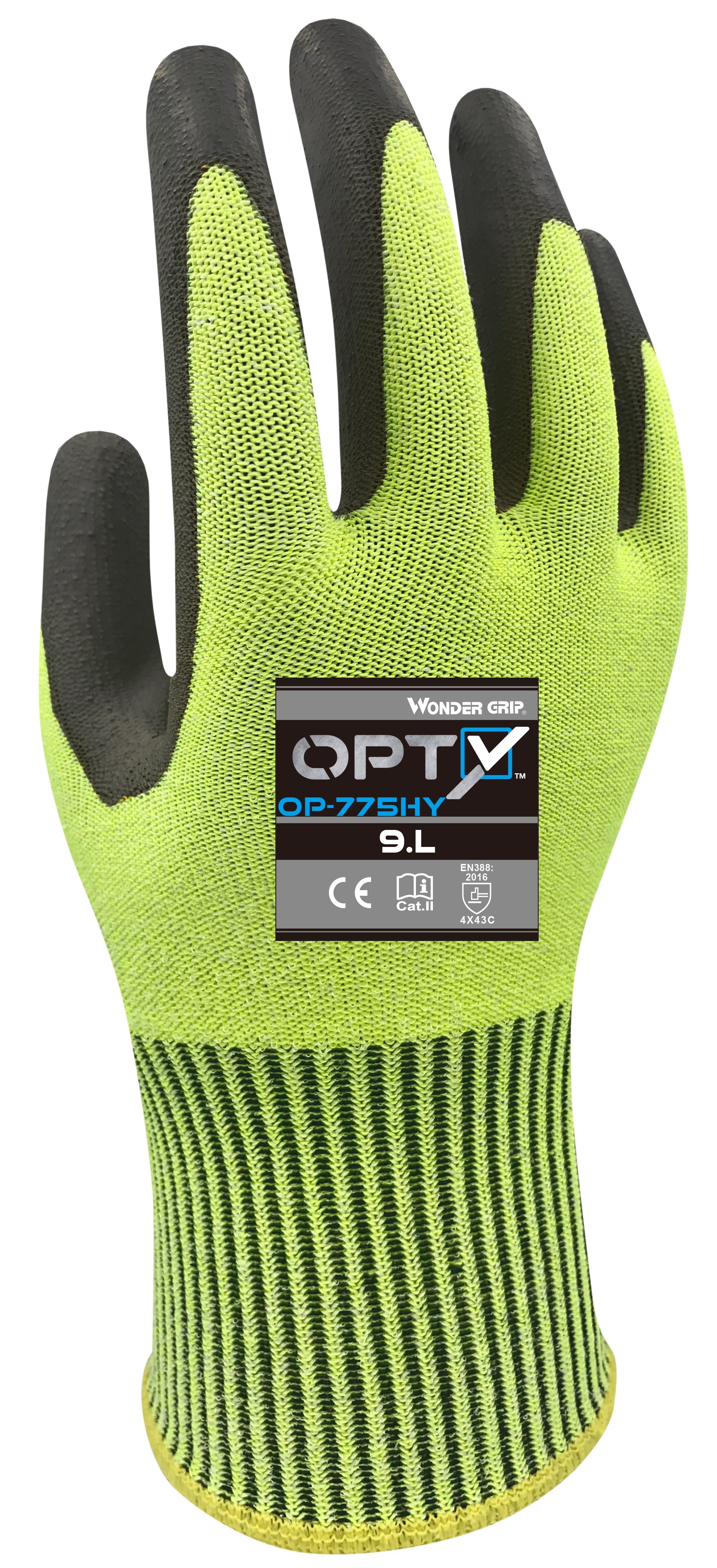 222J0gNuMEfuUuSb Wonder Grip OP-775HY Opty PU-Schnittschutzhandschuhe Level C