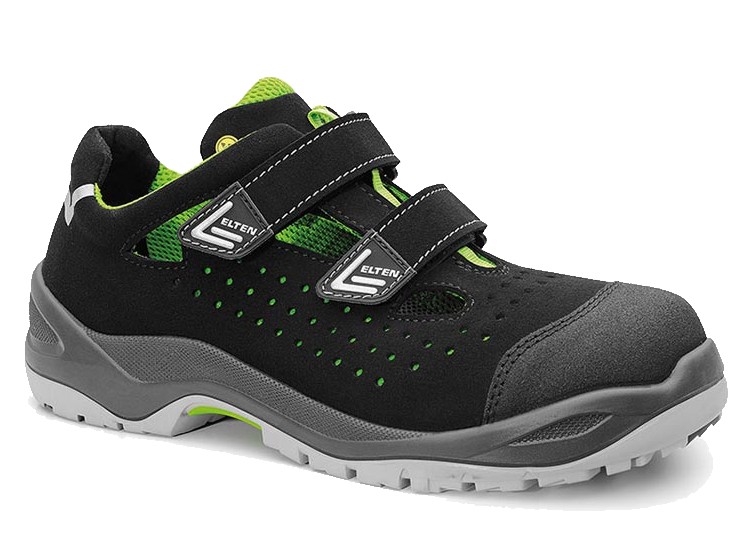 Elten Impulse green Easy 712551 Sandals ESD S1P black/green