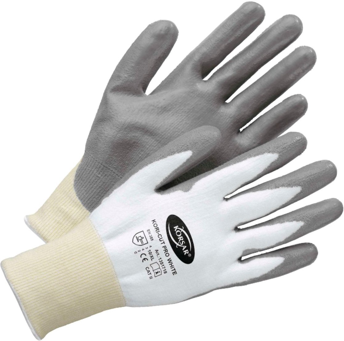 Corsair Kori-Cut Pro White PU cut protection gloves Level C