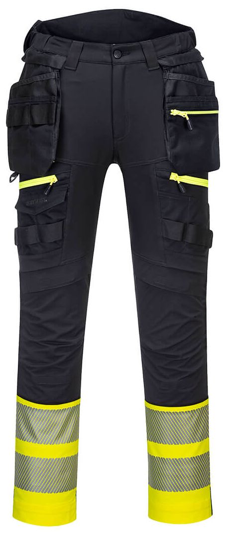 DX445YBR Portwest DX445 - DX4 Warnschutz-Bundhose mit Holstertaschen