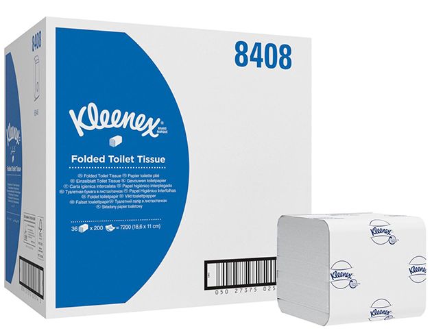 7499000311 Kimberly Clark Kleenex 8408 Toilettenpapier 2-lagig