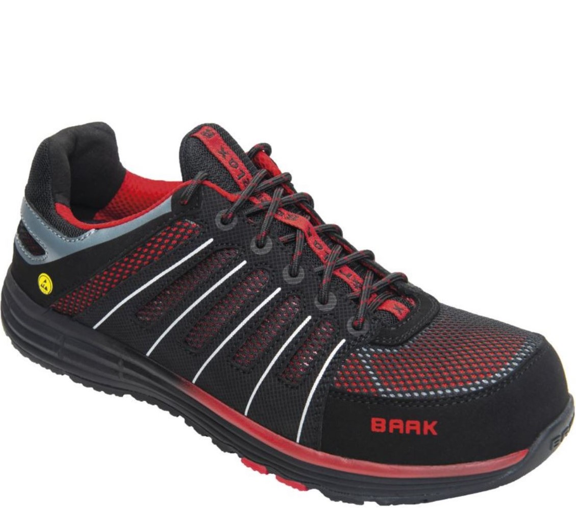 71502uYi0YKuB9XqlQ Baak 71502 Red Halbschuhe S1P SRC ESD schwarz-rot