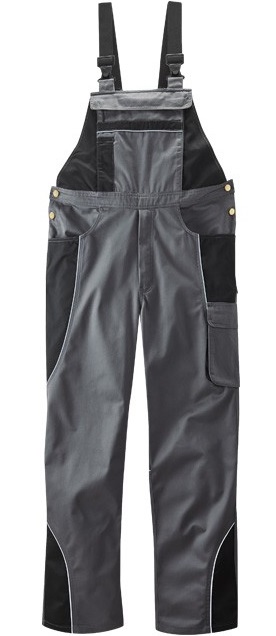 8768 Scheibler HD Concept Active Dungarees anthracite-black