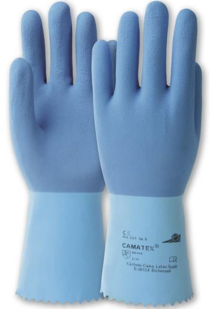 boe-451-1 KCL 451 Camatex gerauht Latex-Chemikalienschutzhandschuhe