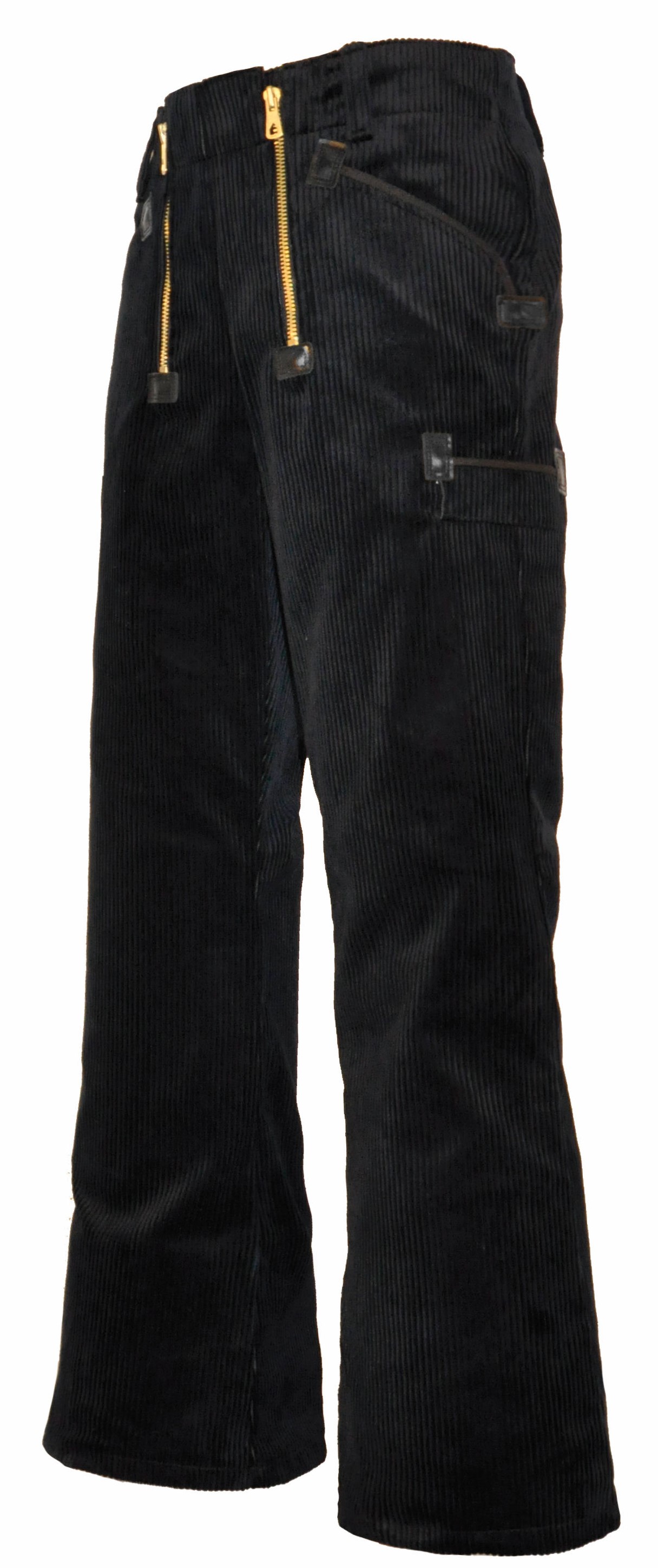 Eiko Donau Trenkercord Schlag-Zunfthose schwarz