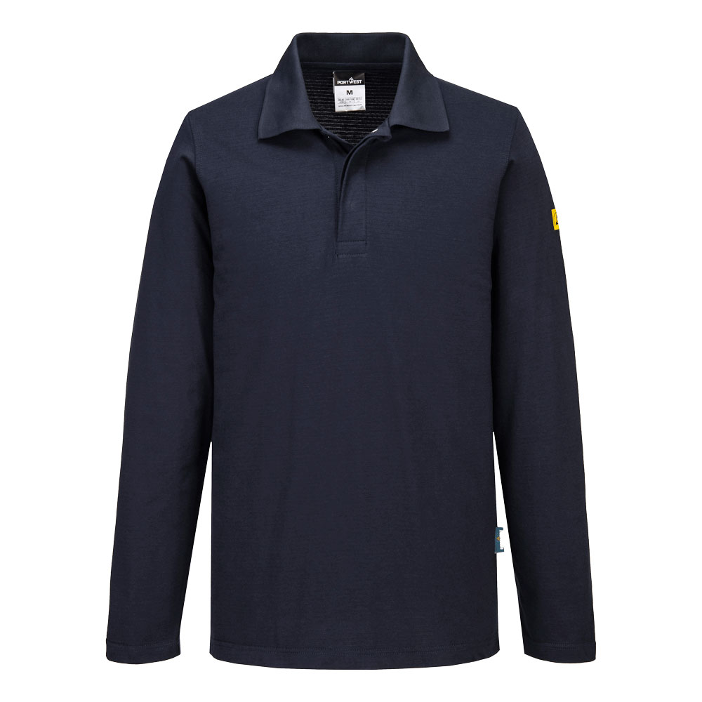 Portwest AS23 antistatic ESD polo shirt long sleeve