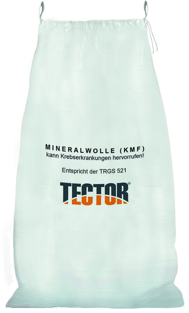 Tector 84710 KMF-Sack 140 x 220 cm mit Hebeschlaufen für Mineralfaserabfälle