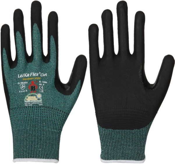 LeiKaFlex 1666 Cut Nitril-Schnittschutzhandschuhe Level B