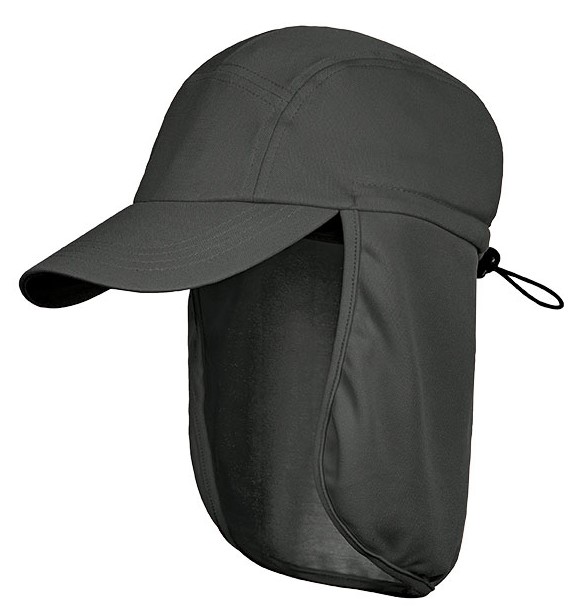 4 Protect UV-Schutz-Cap 50+ grau