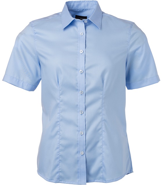 James & Nicholson JN683 Ladies Micro-Twill Shirt short sleeve in 4 colors