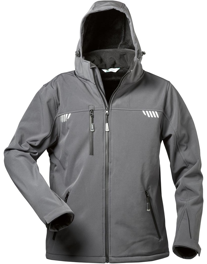 elysee 19943 APOLLO Softshelljacke mit Fell grau