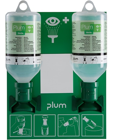 Plum 4694 Augenspülstation mit 2 x 500 ml Augenspülung
