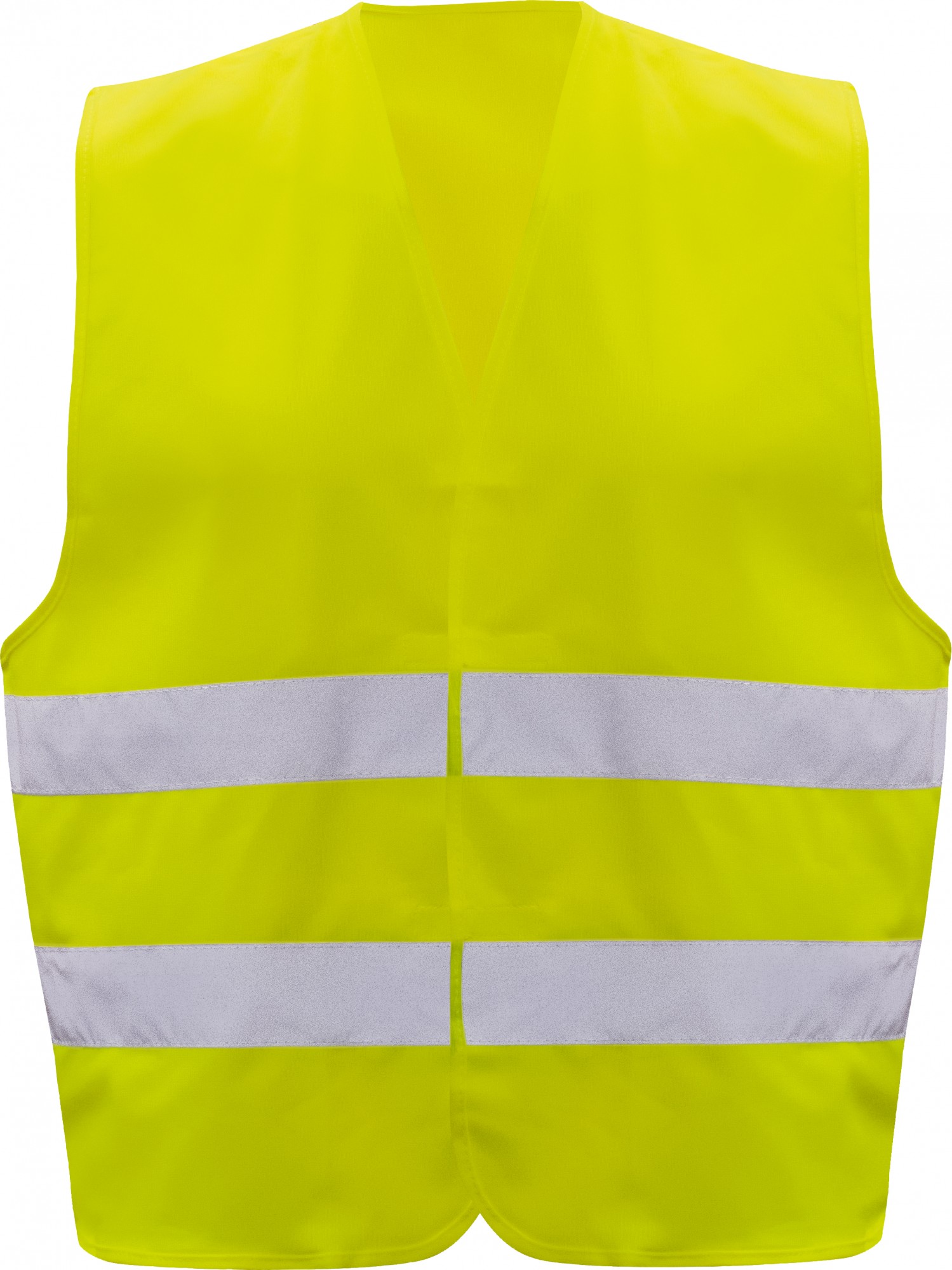 Vizwell VWE01Y warning protection vest bright yellow